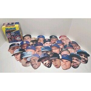 TOPPS 1990 Heads Up! Baseball Stars Complete 24 Piece Set